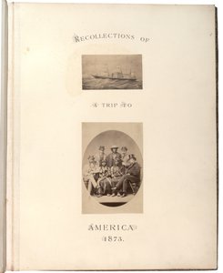 Photograph of a Painting of a Steam Ship by Carleton E. Watkins